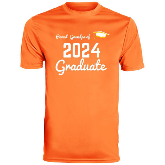 Proud Grandpa -- Graduate 2024 -- Men's Moisture-Wicking Tee