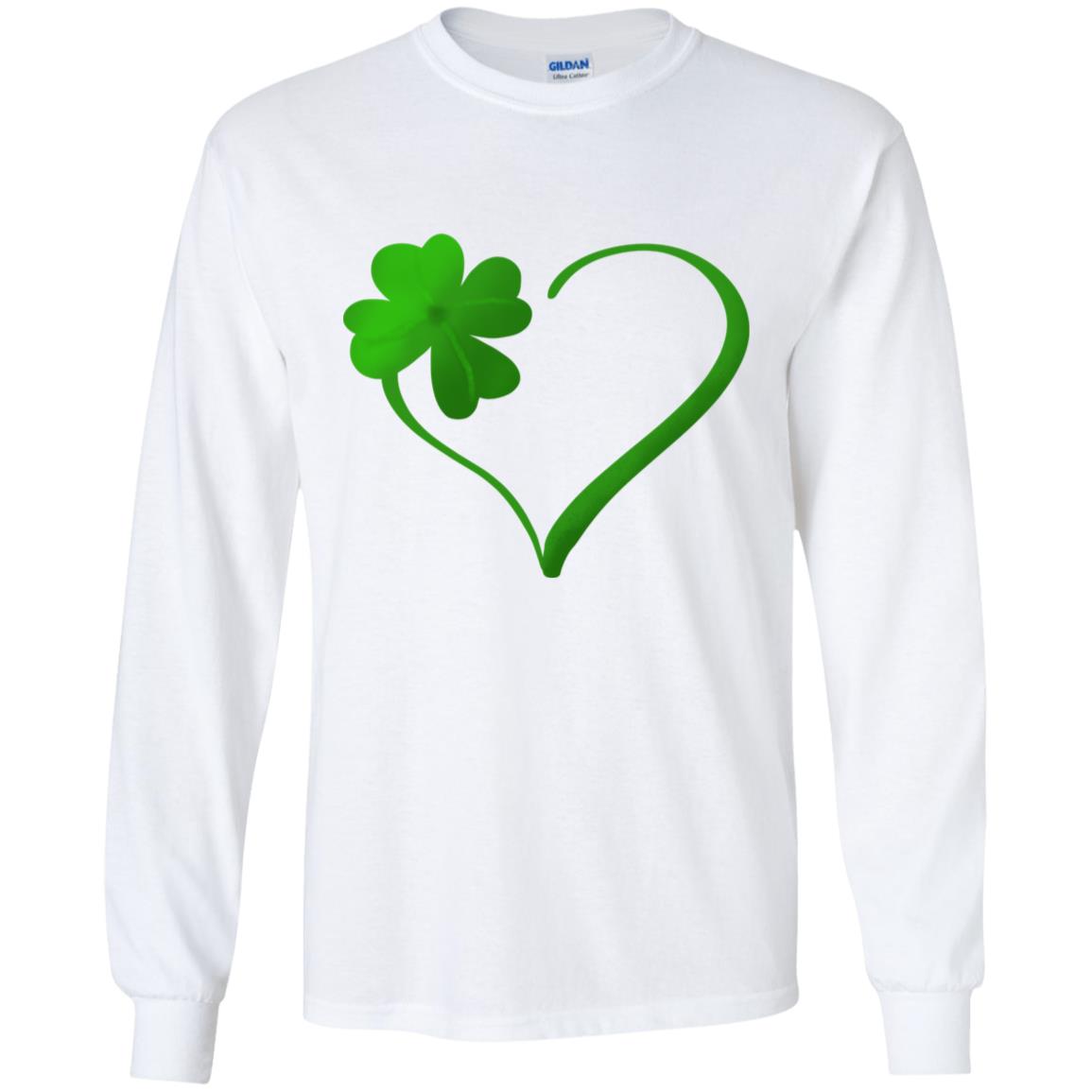 Clover Heart -- Youth Long Sleeve T-Shirt