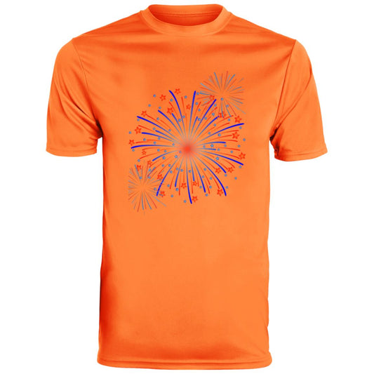 4th of July Fireworks (1) CLOSEOUT - Men's Moisture-Wicking Tee