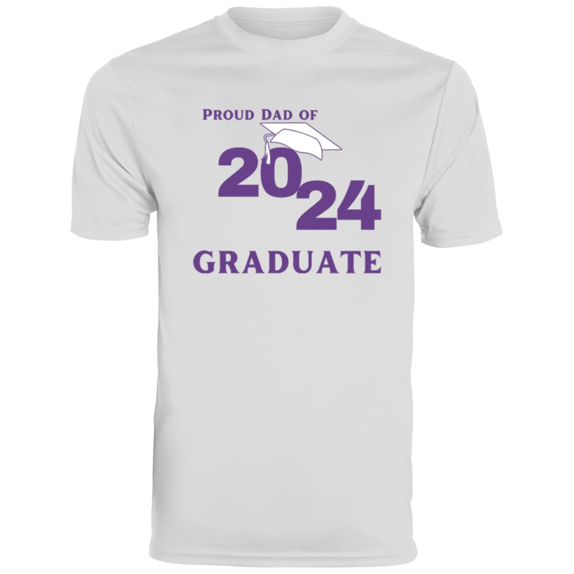 Proud Dad -- Graduate 2024 -- Men's Moisture-Wicking Tee