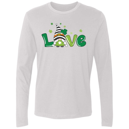 clover love gnome NL3601 Men's Premium LS