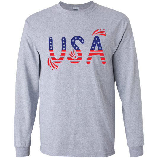 Youth LS T-Shirt -- USA