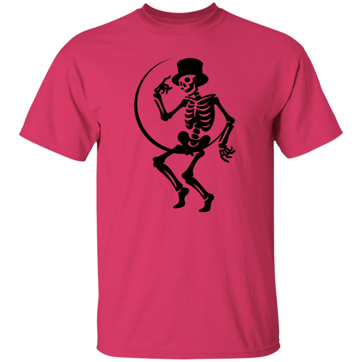 Moon and Skeleton -- 5.3 oz. T-Shirt