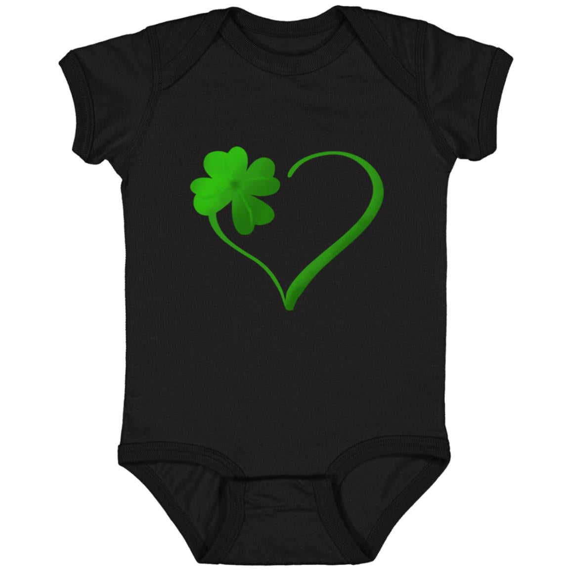 Clover Heart -- Infant Fine Jersey Bodysuit