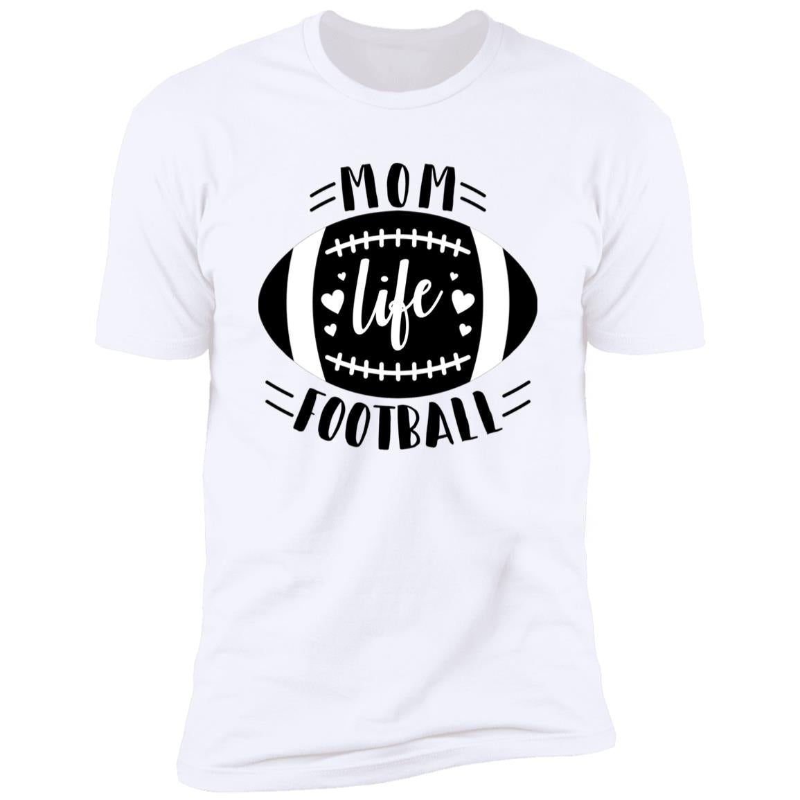 Football My Mom+-9 Life -- Premium Short Sleeve T-Shirt..