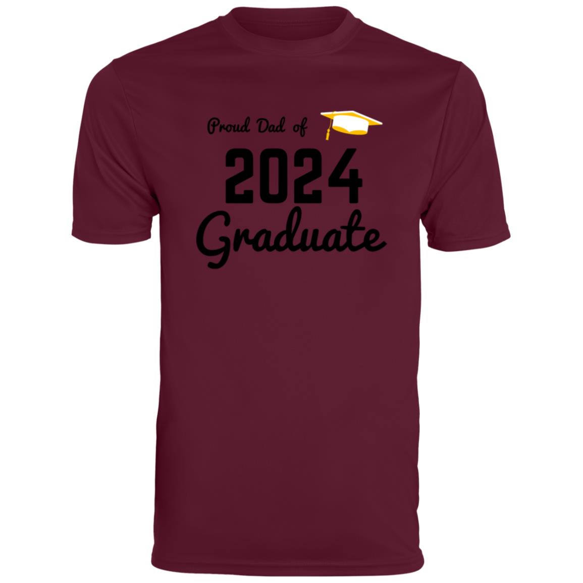 Proud Dad -- Graduate 2024 -- Men's Moisture-Wicking Tee