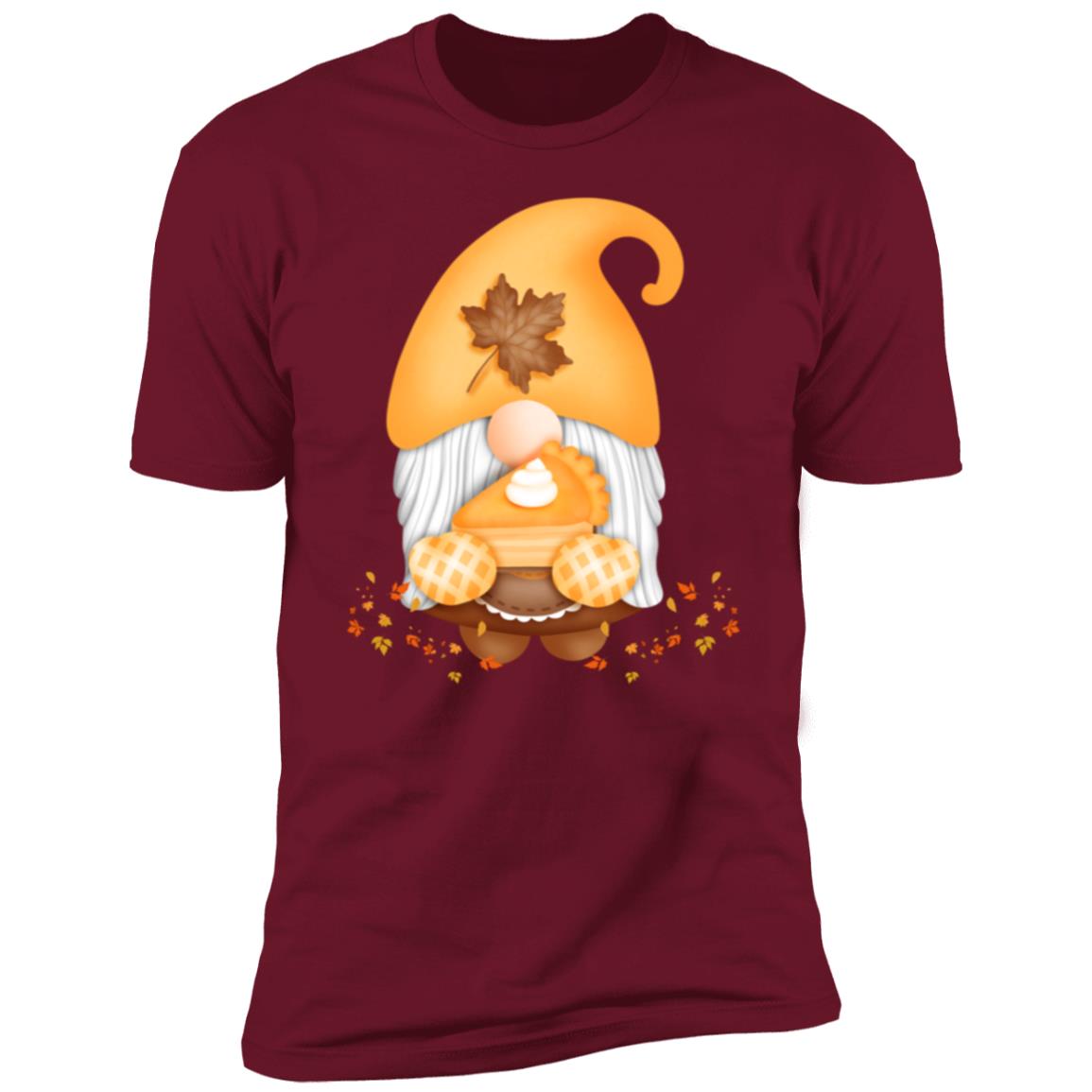 Gnome Pumpkin Pie NL3600 Premium Short Sleeve T-Shirt