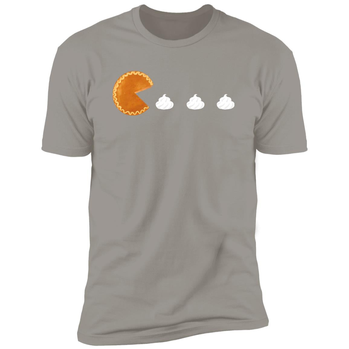 Pumpkin Pac Man -- Premium Short Sleeve T-Shirt