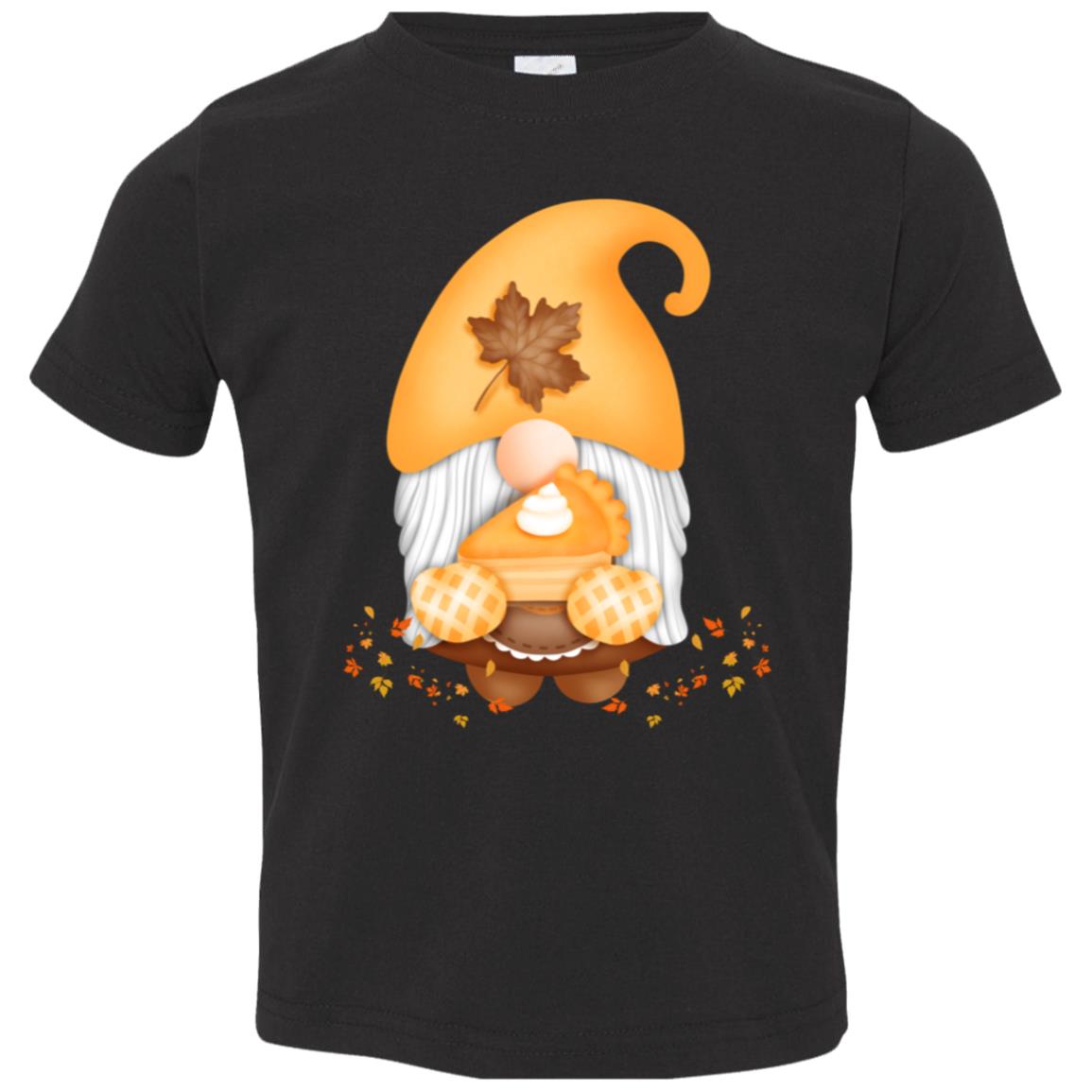 Gnome Pumpkin Pie 3321 Toddler Jersey T-Shirt