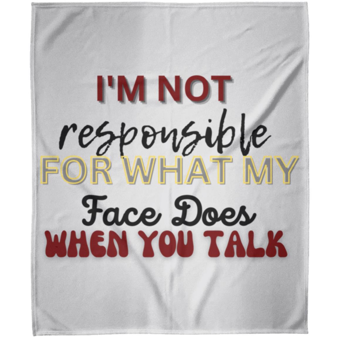 I'M NOT t-shirt FLM Arctic Fleece Blanket 50x60