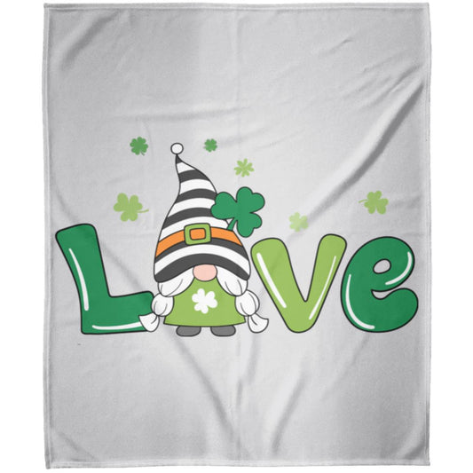 clover love gnome FLM Arctic Fleece Blanket 50x60