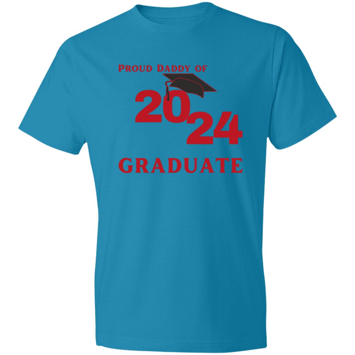 Proud Daddy -- 2024 Graduate -- Lightweight T-Shirt