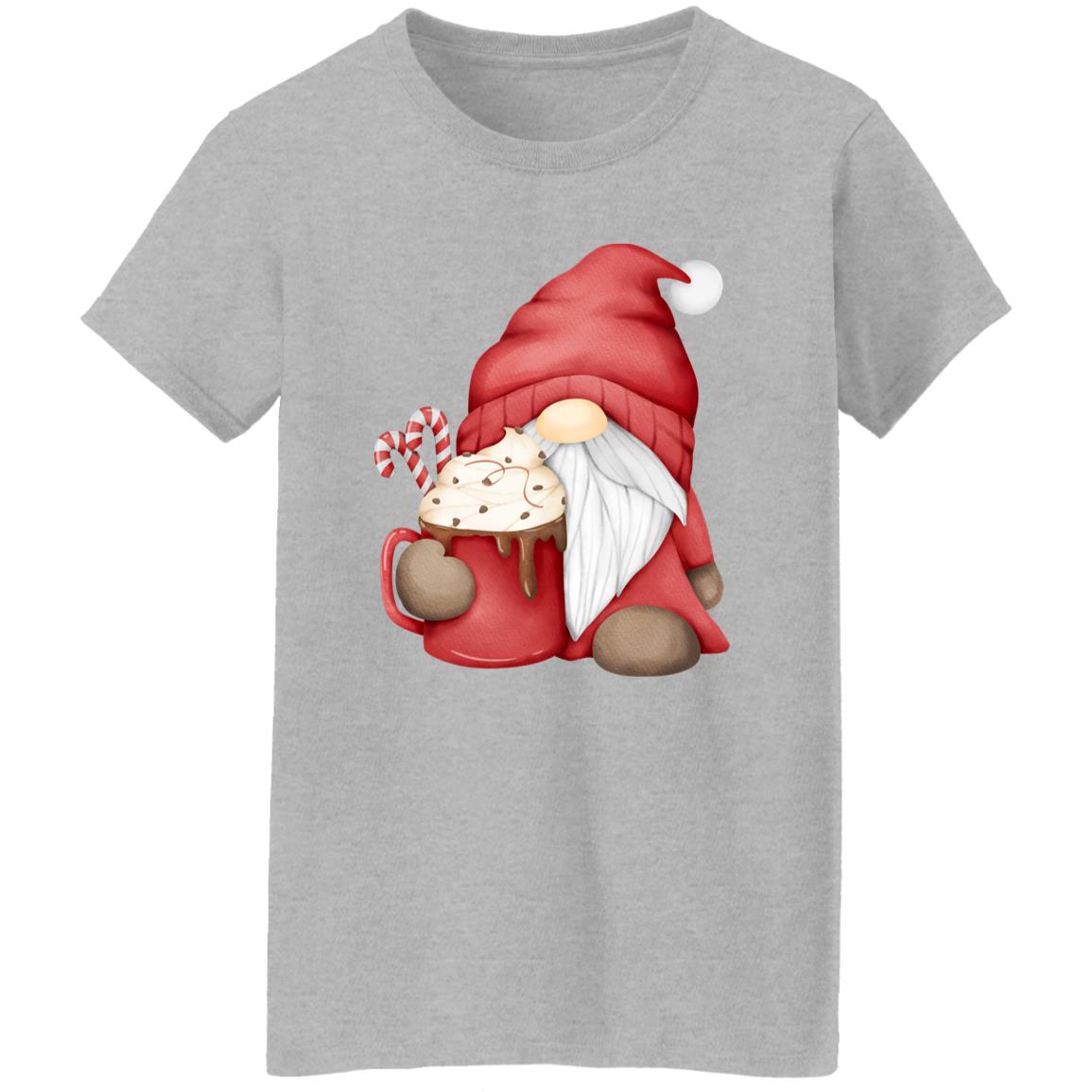 Hot Chocolate Gnome G500L Ladies' 5.3 oz. T-Shirt