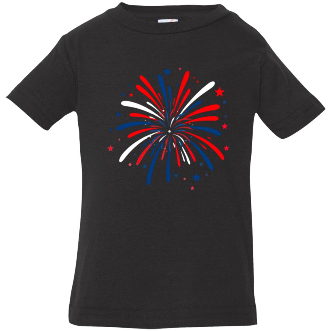 4th of July Firework -- Infant Jersey T-Shirt