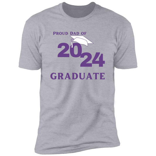 Proud Dad -- Graduate 2024 -- Premium Short Sleeve T-Shirt