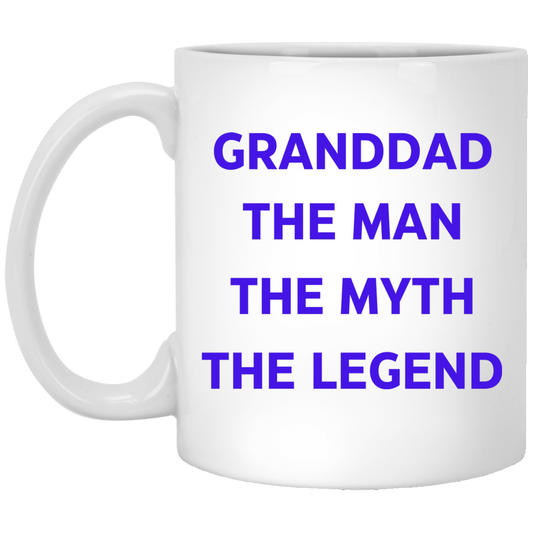 GRANDDAD THE MAN XP8434 11 oz. White Mug