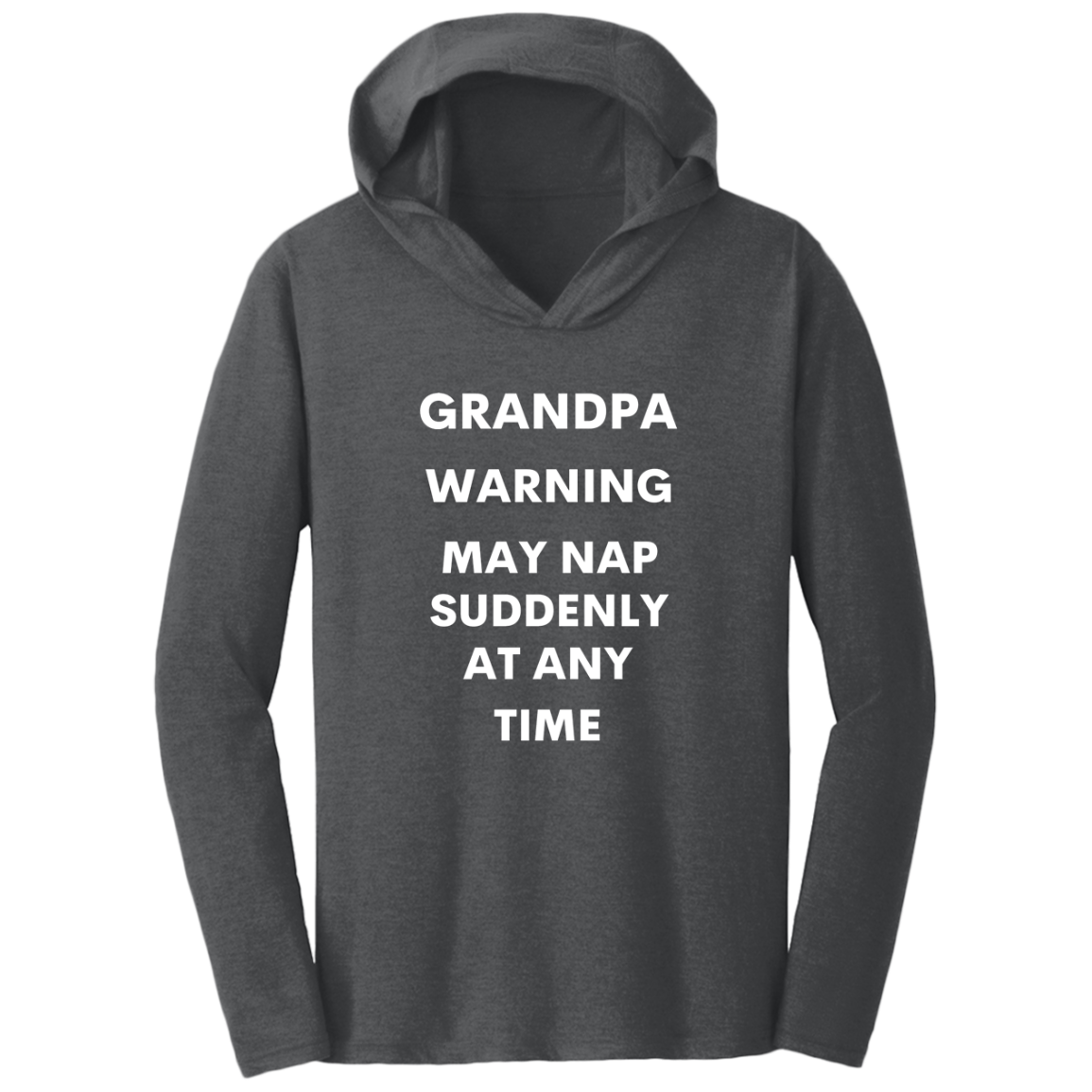 Grandpa Naps -- Triblend T-Shirt Hoodie