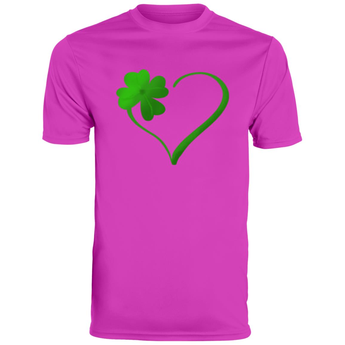 Clover Heart -- Men's Moisture-Wicking Tee