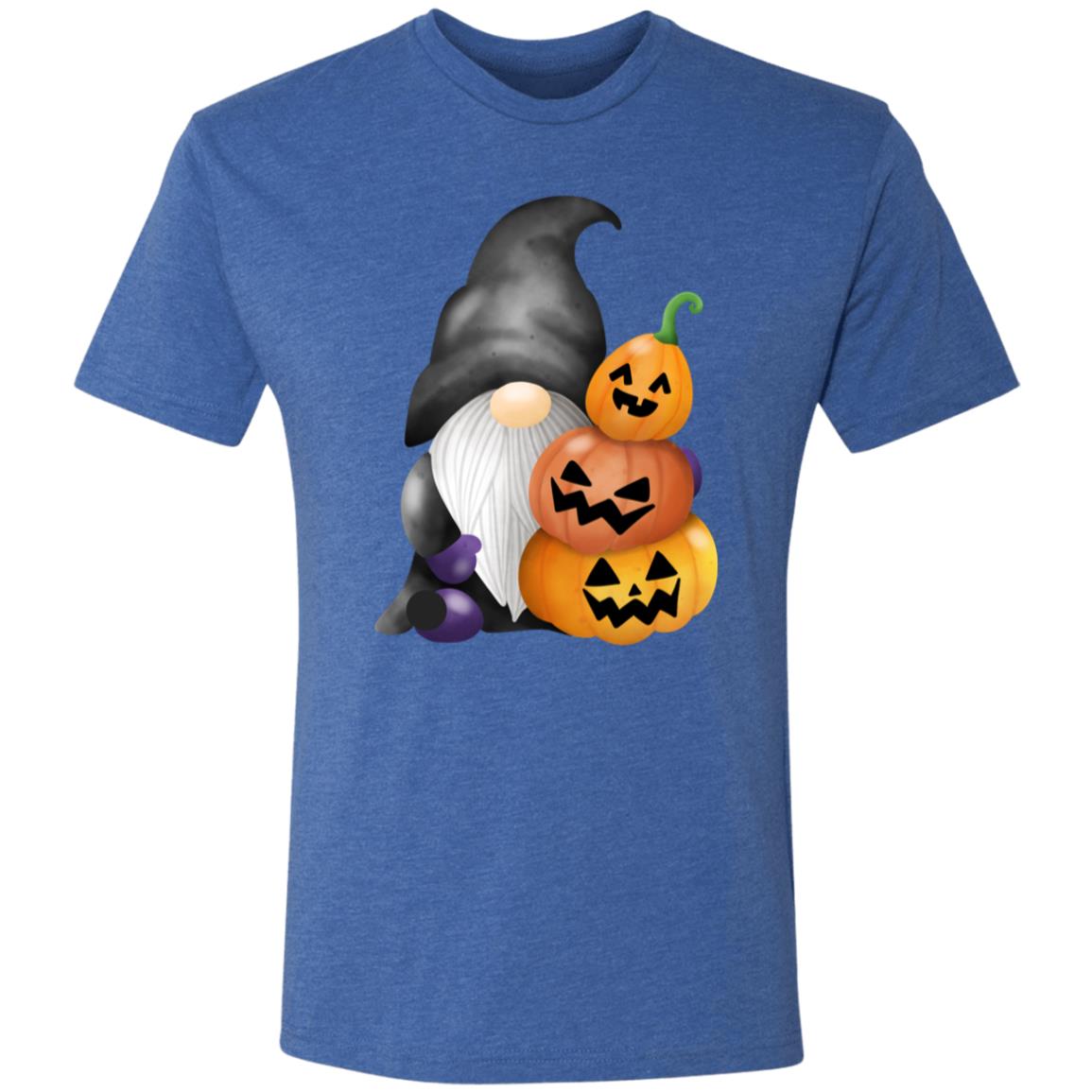 Gnome wJack o' Lanterns NL6010 Men's Triblend T-Shirt