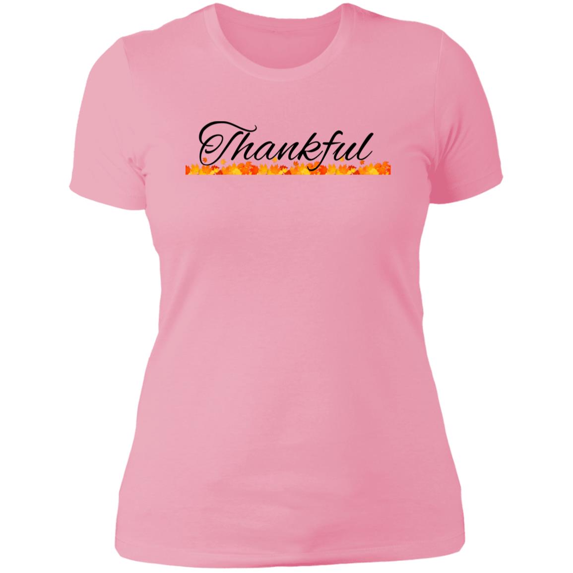 Thankful--  Ladies' Boyfriend T-Shirt