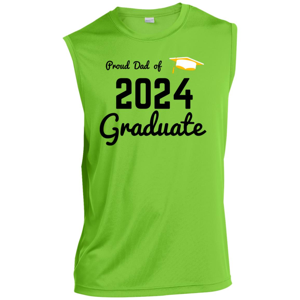 Proud Dad -- Graduate 2024 -- Men’s Sleeveless Performance Tee