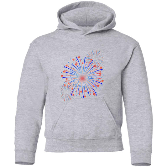 4th of July Fireworks -- Youth Pullover Hoodie