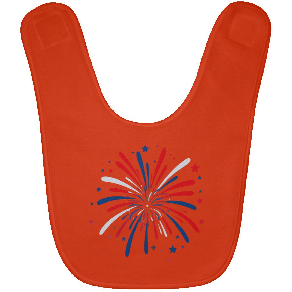 4th of July Firework -- Baby Bib