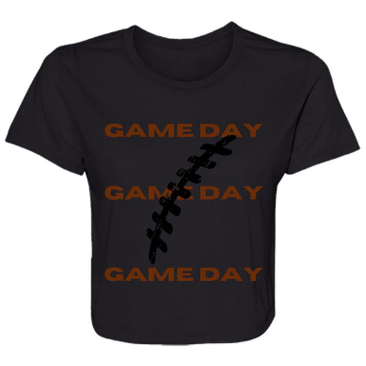 Game Day  Ladies' Flowy Cropped Tee