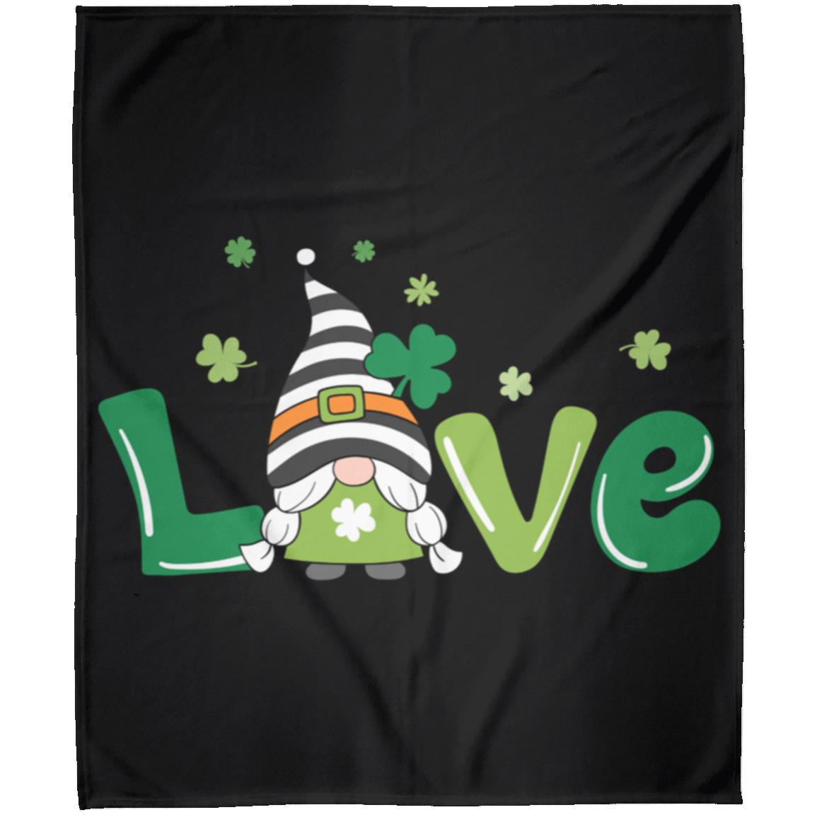 clover love gnome FLM Arctic Fleece Blanket 50x60