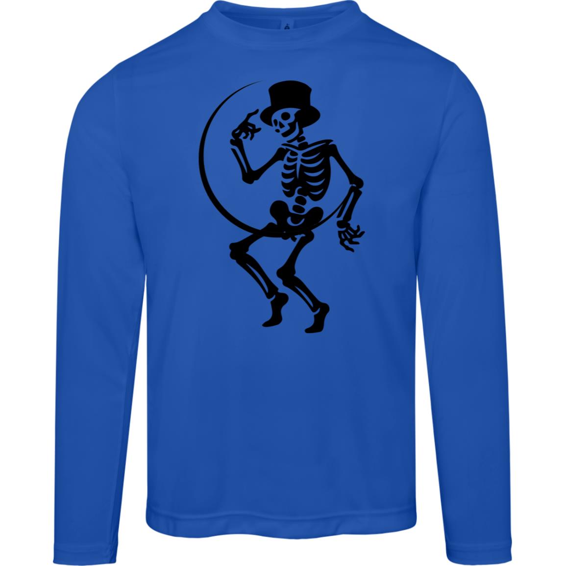 Moon and Skeleton -- Men's Zone Long Sleeve Tee