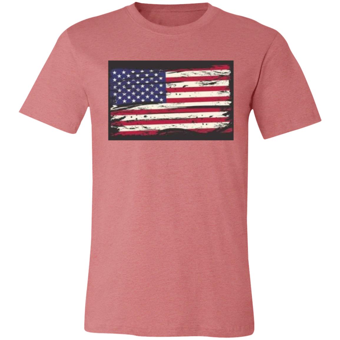 American Flag -- Unisex Jersey Short-Sleeve T-Shirt