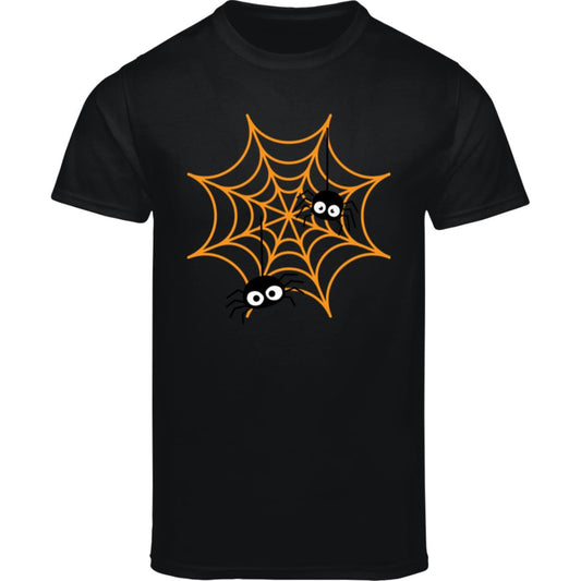 Spiders on Web -- Champion Adult Short Sleeve Tee