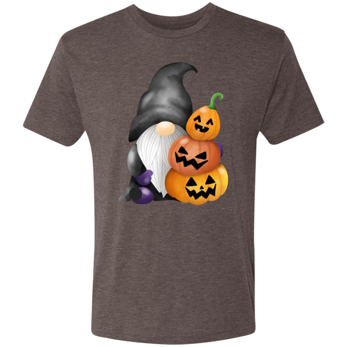 Gnome wJack o' Lanterns NL6010 Men's Triblend T-Shirt