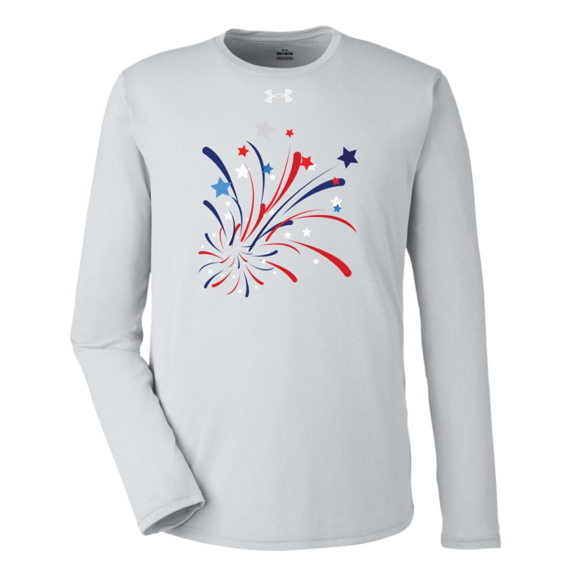 4th of July Firework -- Under Armour Team Tech Long Sleeve Tee