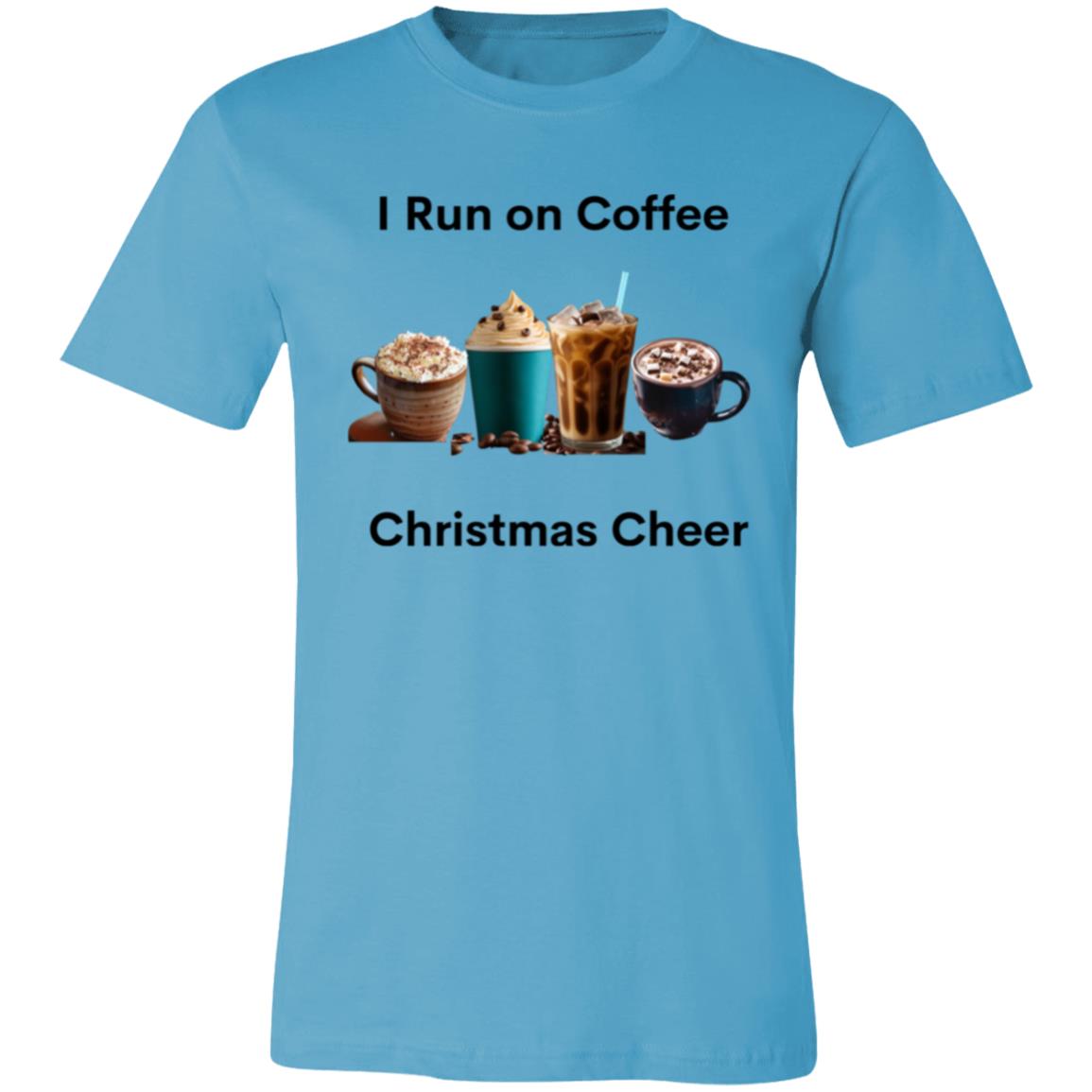 I Run on Coffee Black -- Unisex Jersey Short-Sleeve T-Shirt