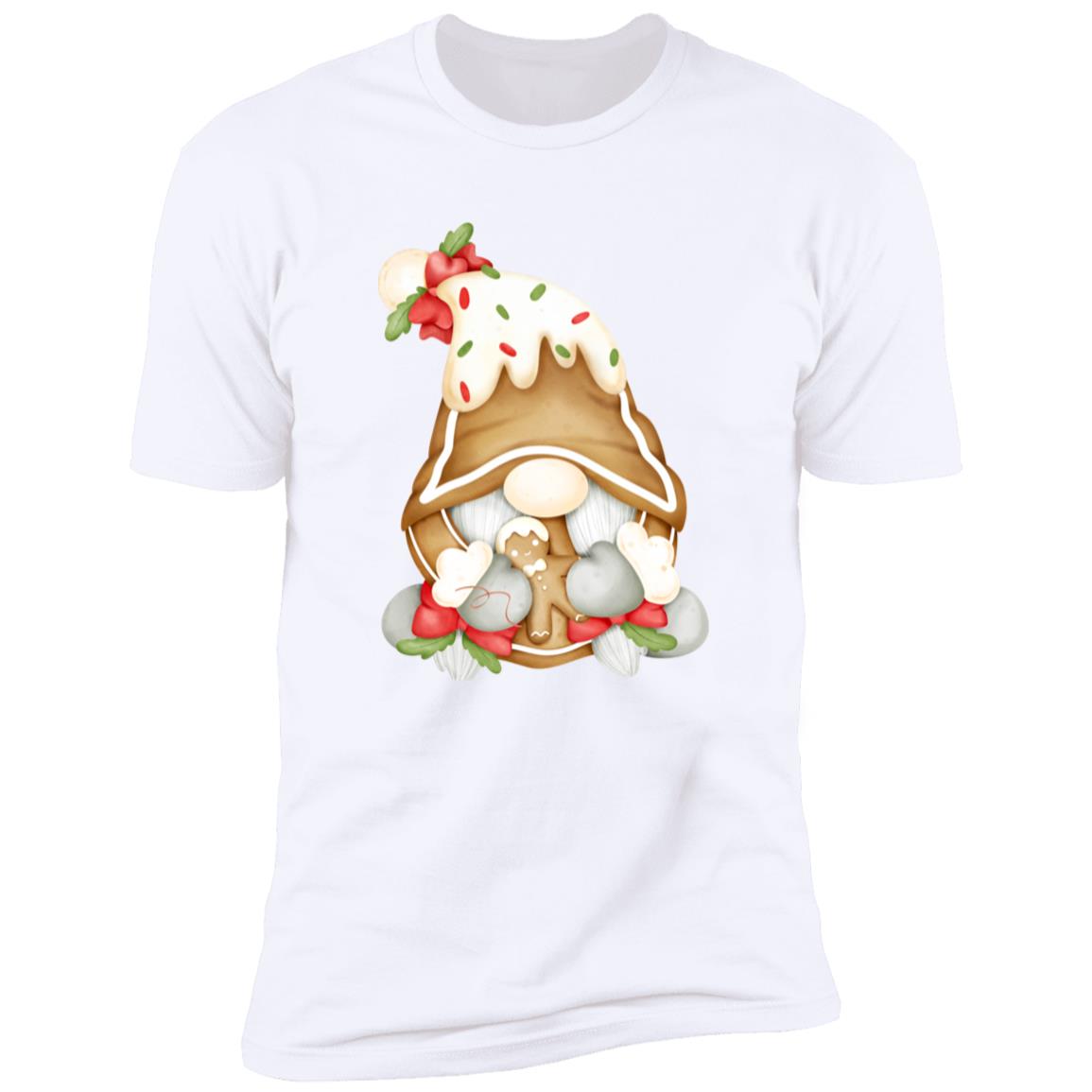 Gingerbread Gnome NL3600 Premium Short Sleeve T-Shirt