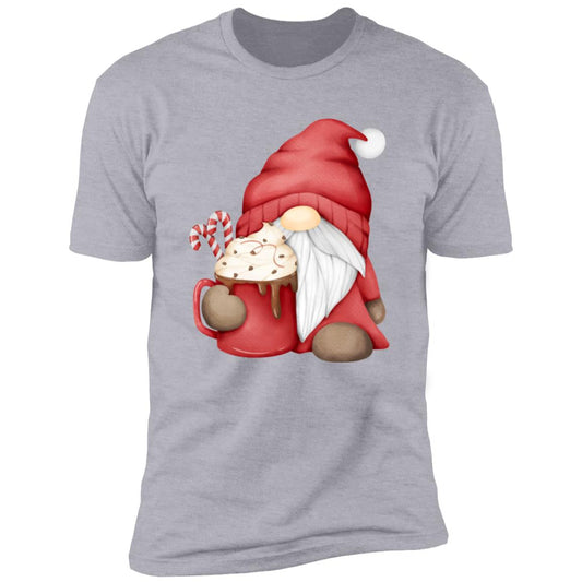 Hot Chocolate Gnome -- Premium Short Sleeve T-Shirt