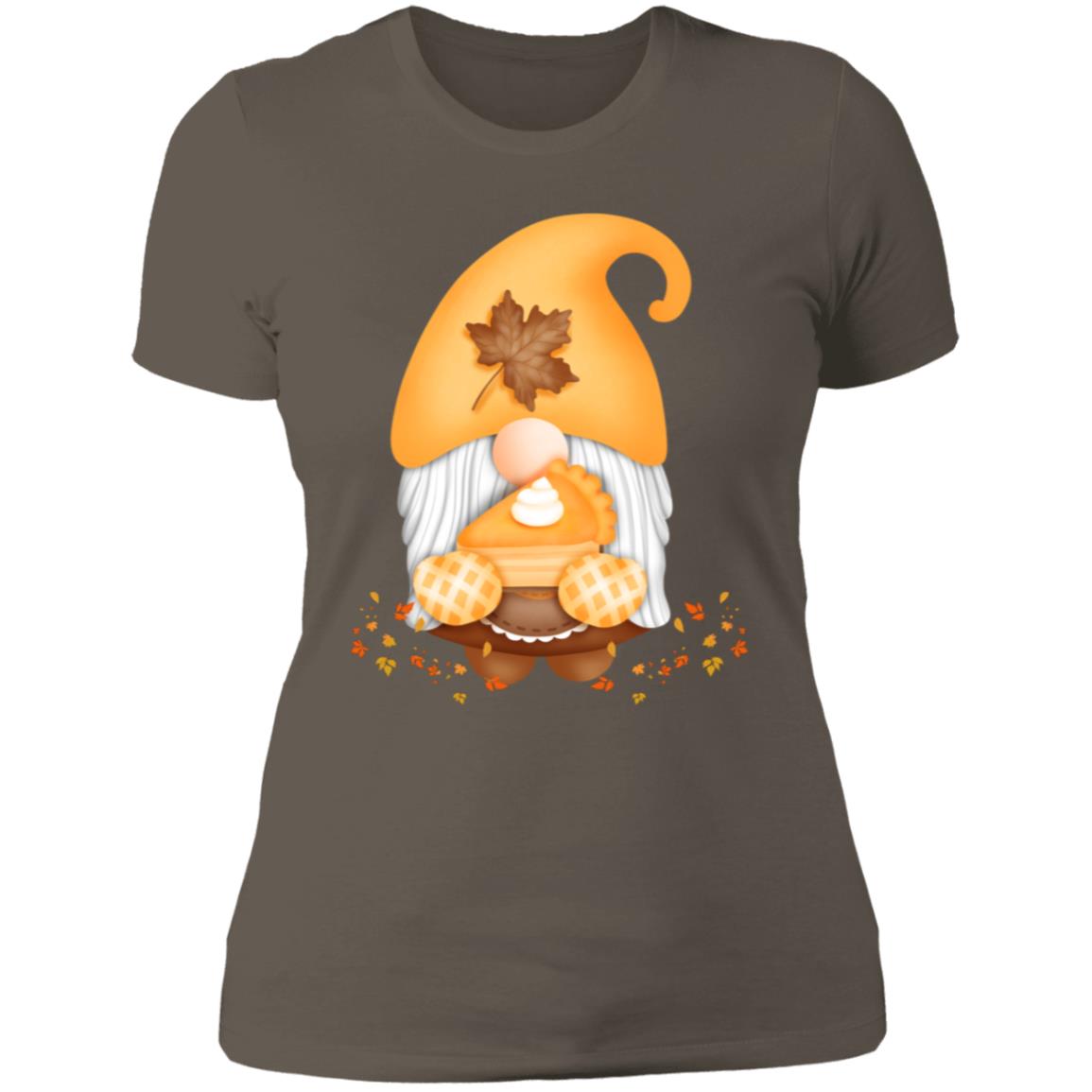 Gnome Pumpkin Pie NL3900 Ladies' Boyfriend T-Shirt