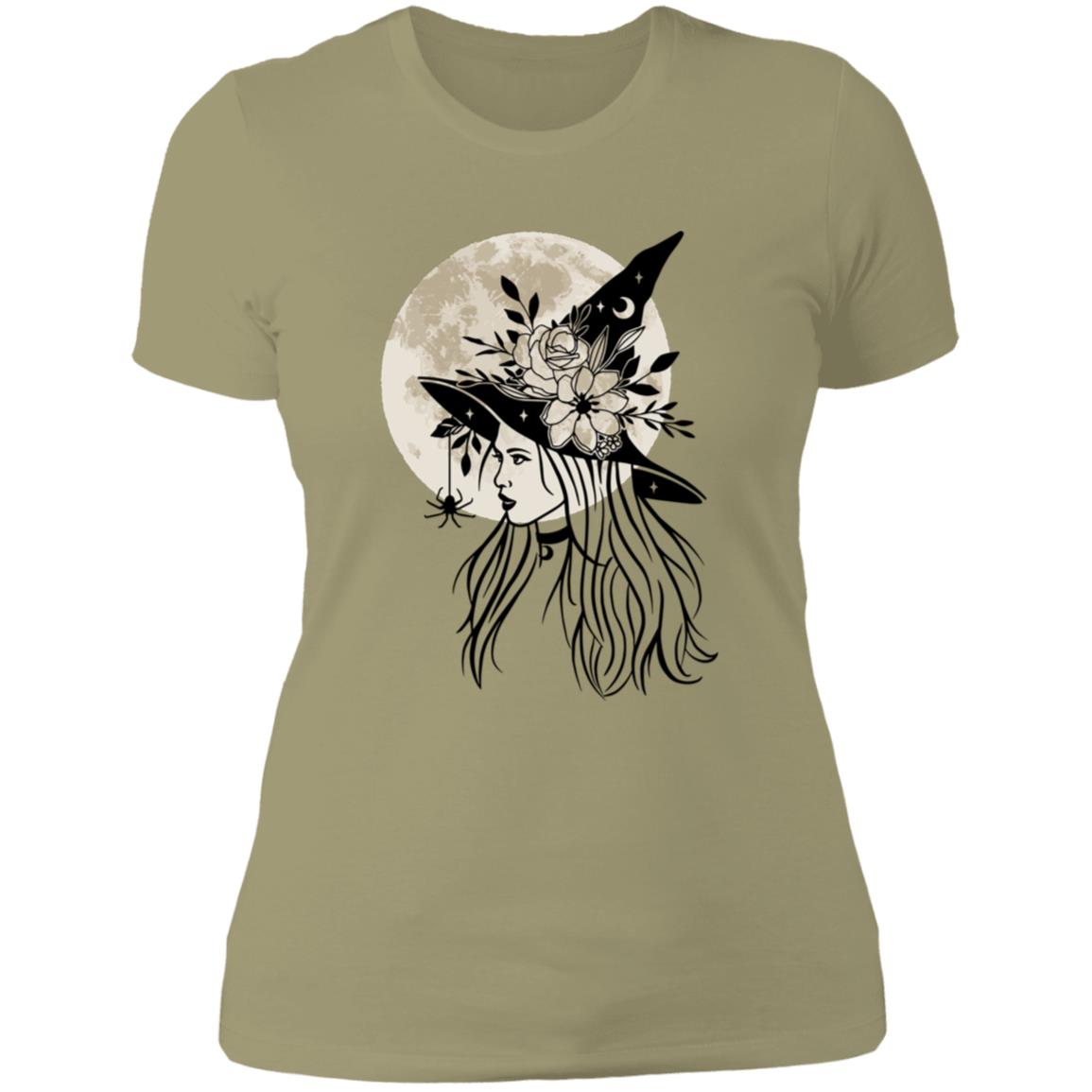 Witchy Moon -- Ladies' Boyfriend T-Shirt