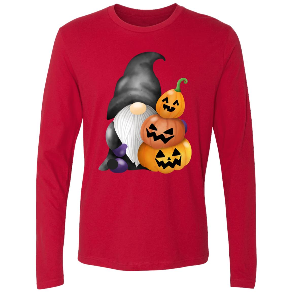 Gnome wJack o' Lanterns NL3601 Men's Premium LS