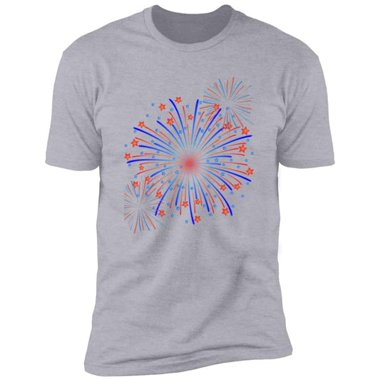 4th of July Fireworks -- Premium Short Sleeve T-Shirt