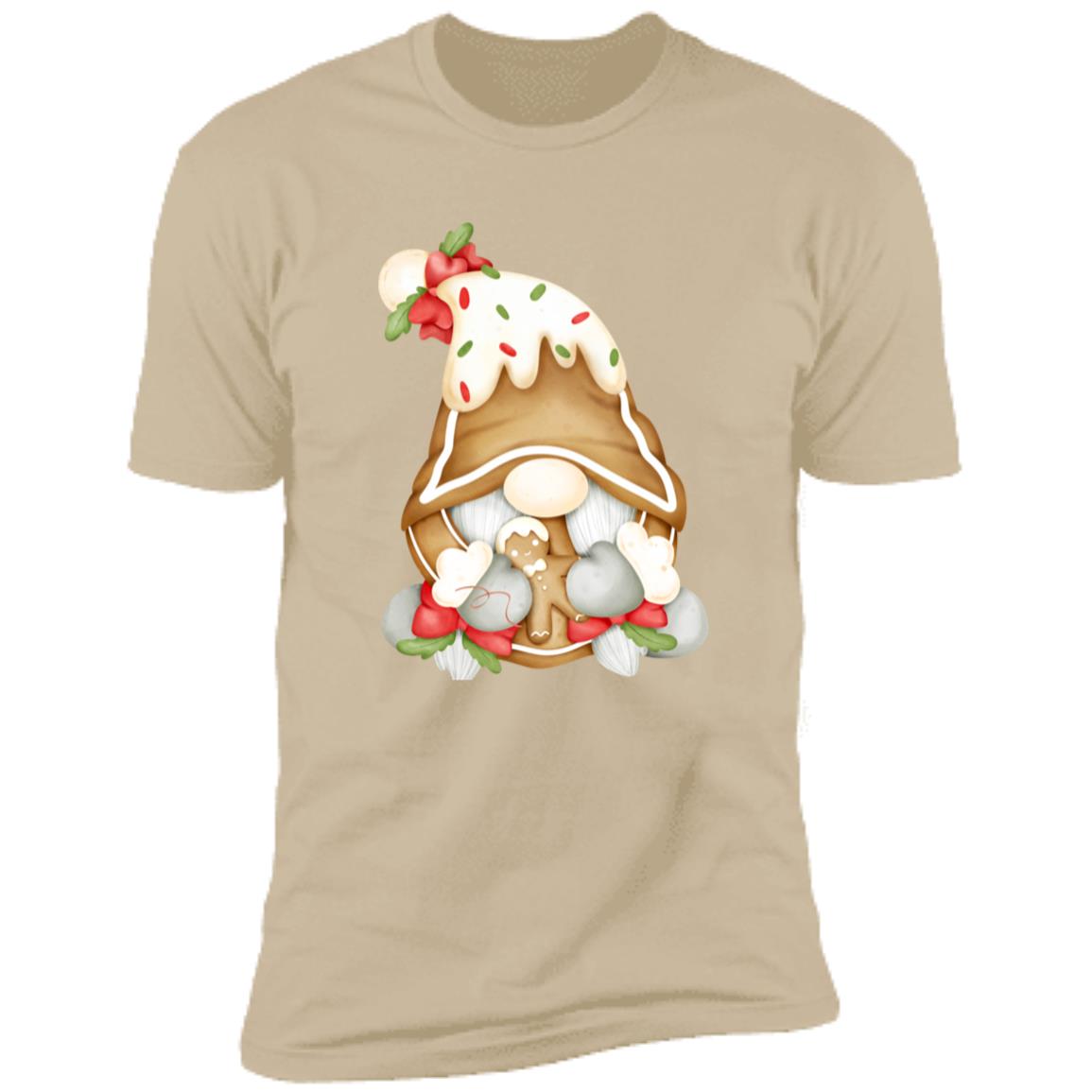 Gingerbread Gnome NL3600 Premium Short Sleeve T-Shirt