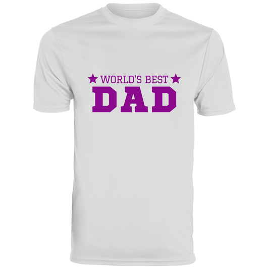 World's Best Dad -- Men's Moisture-Wicking Tee