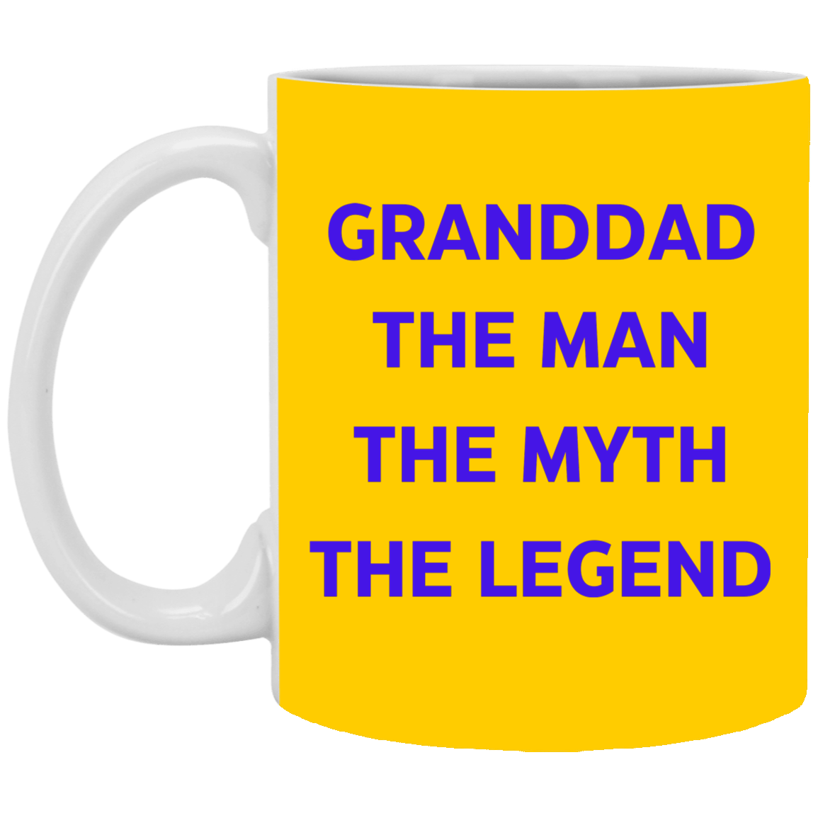 GRANDDAD THE MAN XP8434 11 oz. White Mug