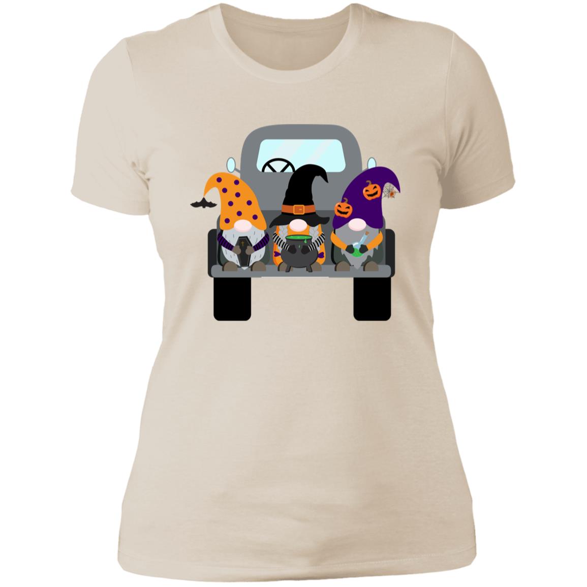 Halloween Gnomes in a Truck NL3900 Ladies' Boyfriend T-Shirt