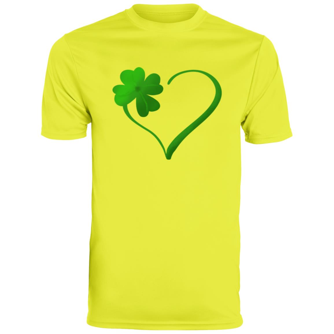 Clover Heart -- Men's Moisture-Wicking Tee