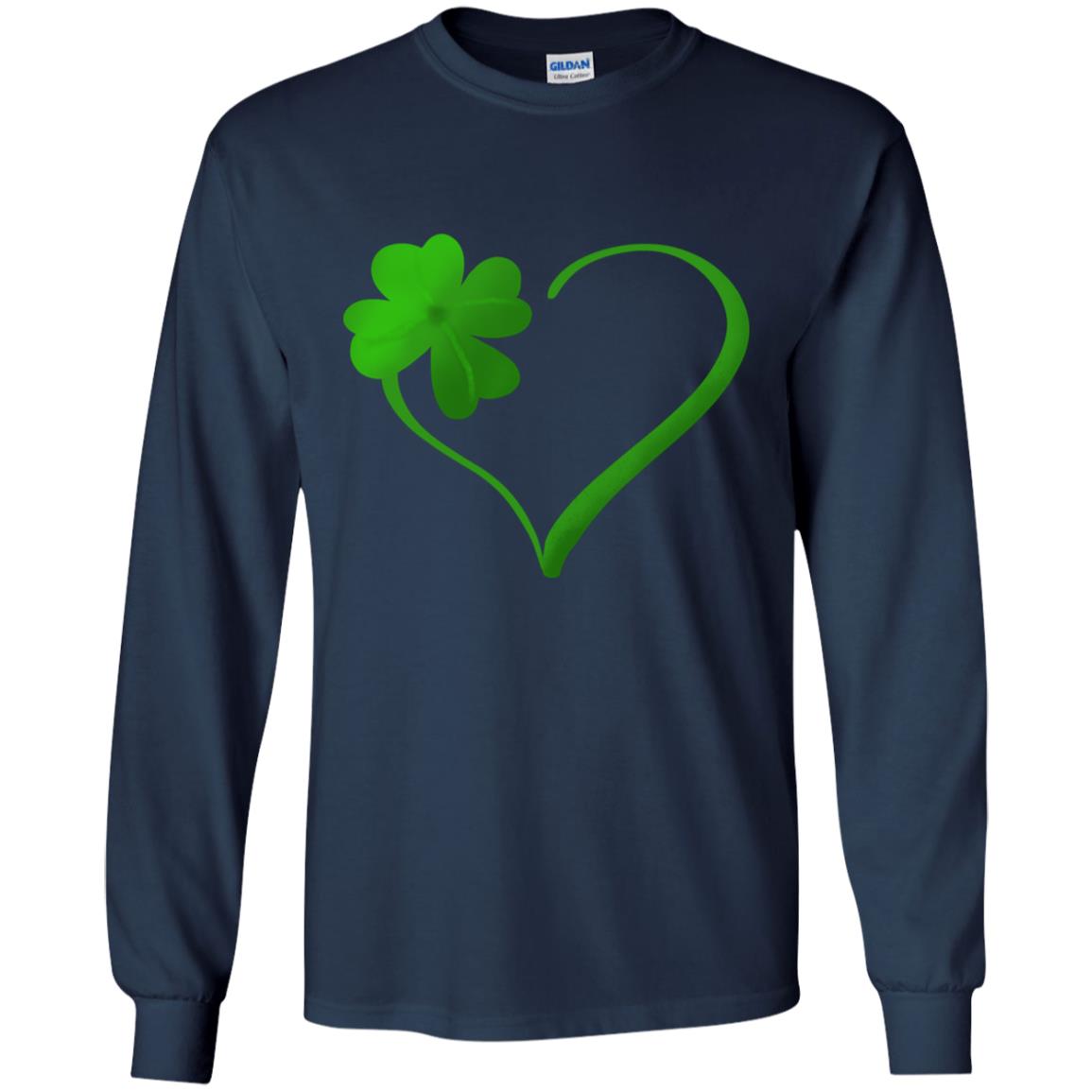 Clover Heart -- Youth Long Sleeve T-Shirt