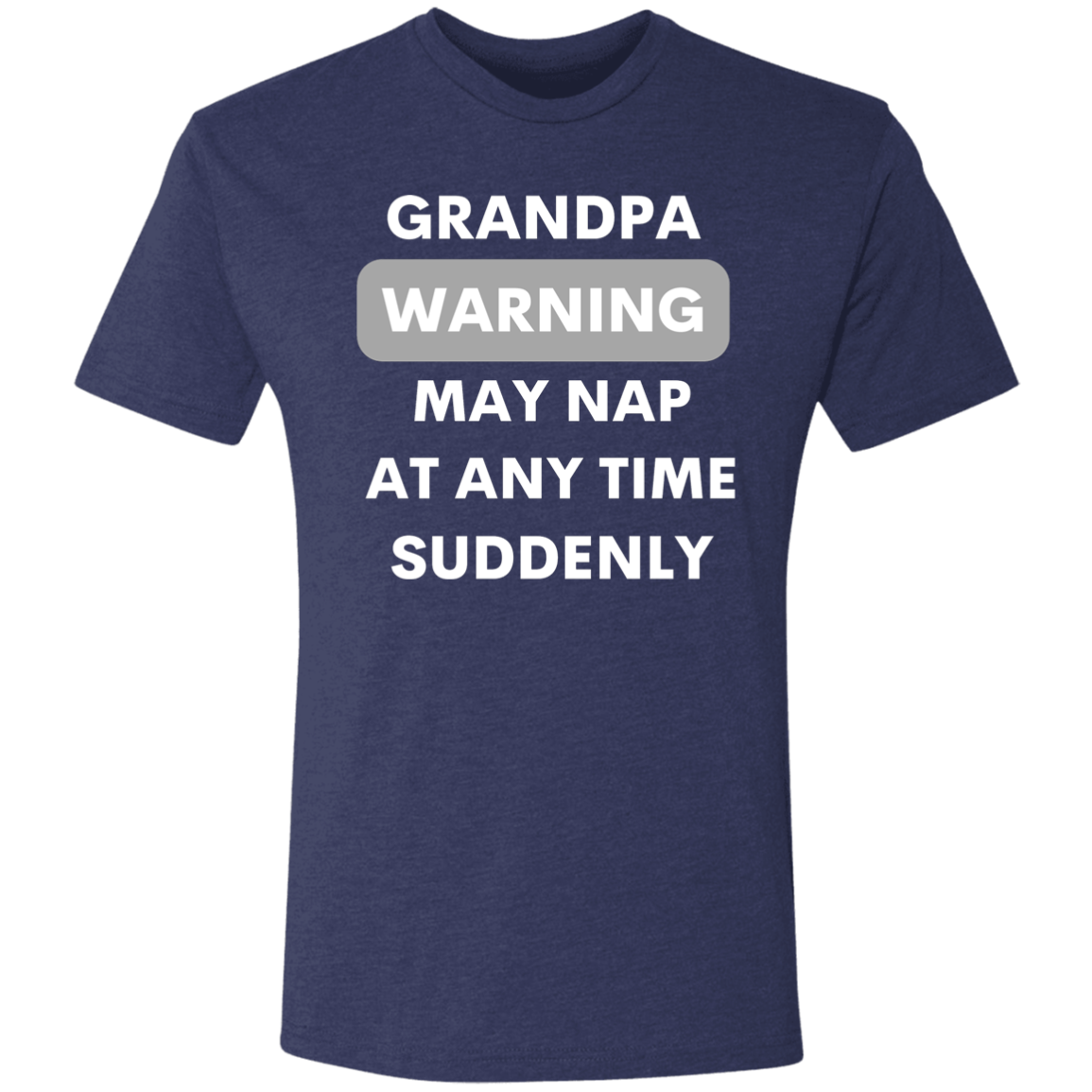 Grandpa naps white NL6010 Men's Triblend T-Shirt
