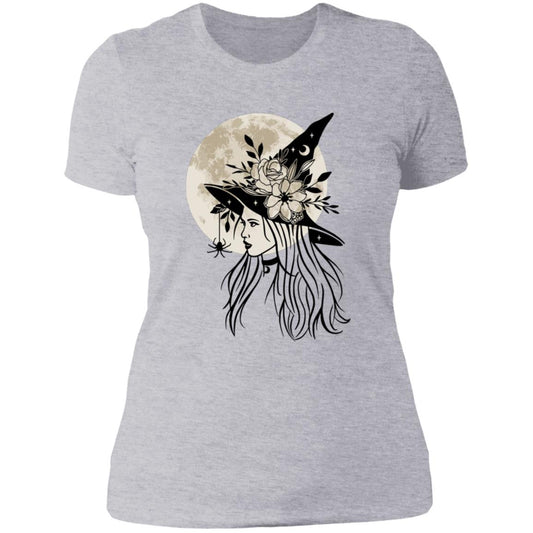 Witchy Moon -- Ladies' Boyfriend T-Shirt