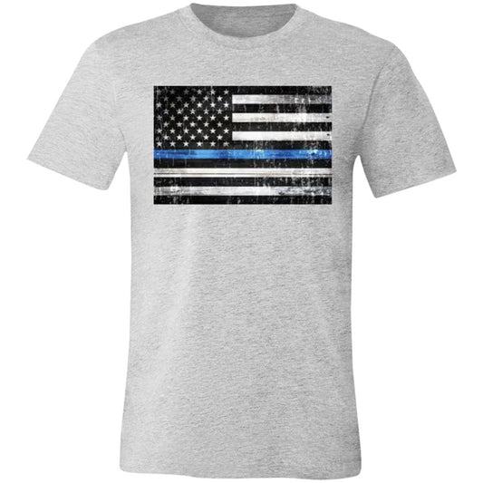 American Flag -- Police -- Unisex Jersey Short-Sleeve T-Shirt